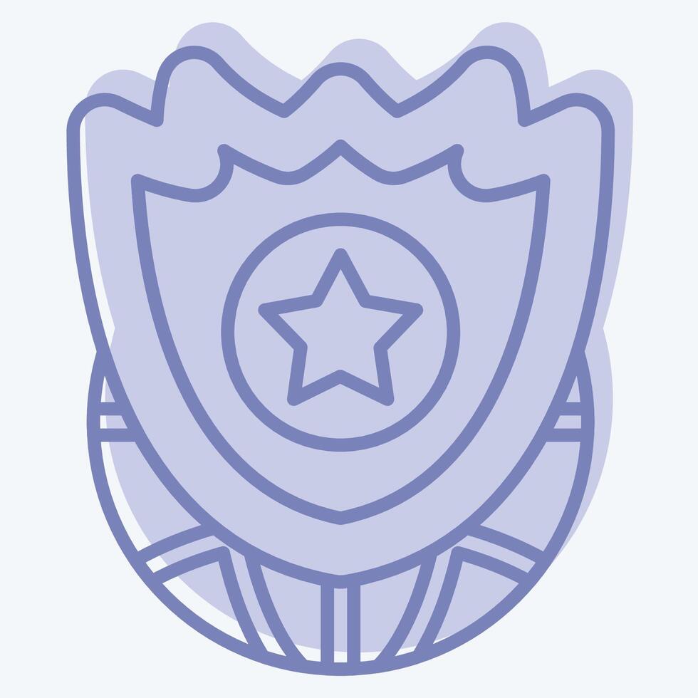 Icon Planit Grid. related to Military symbol. two tone style. design editable vector