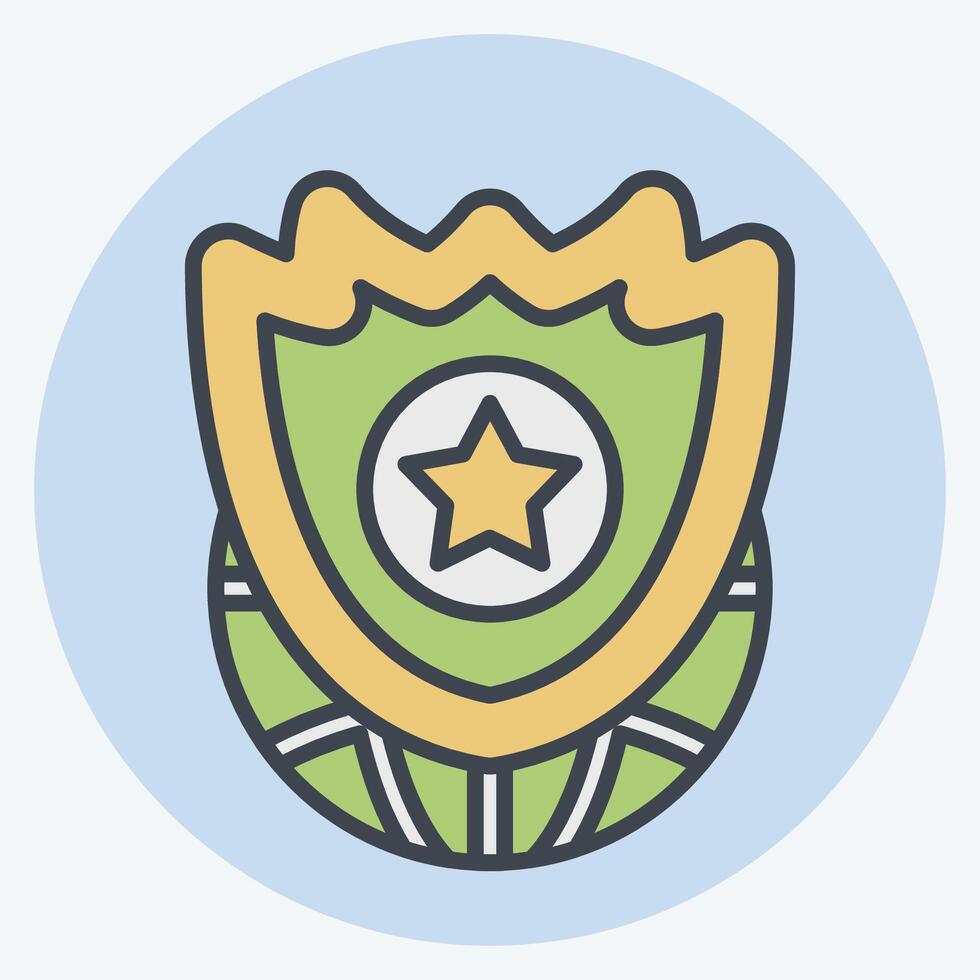 Icon Planit Grid. related to Military symbol. color mate style. design editable vector