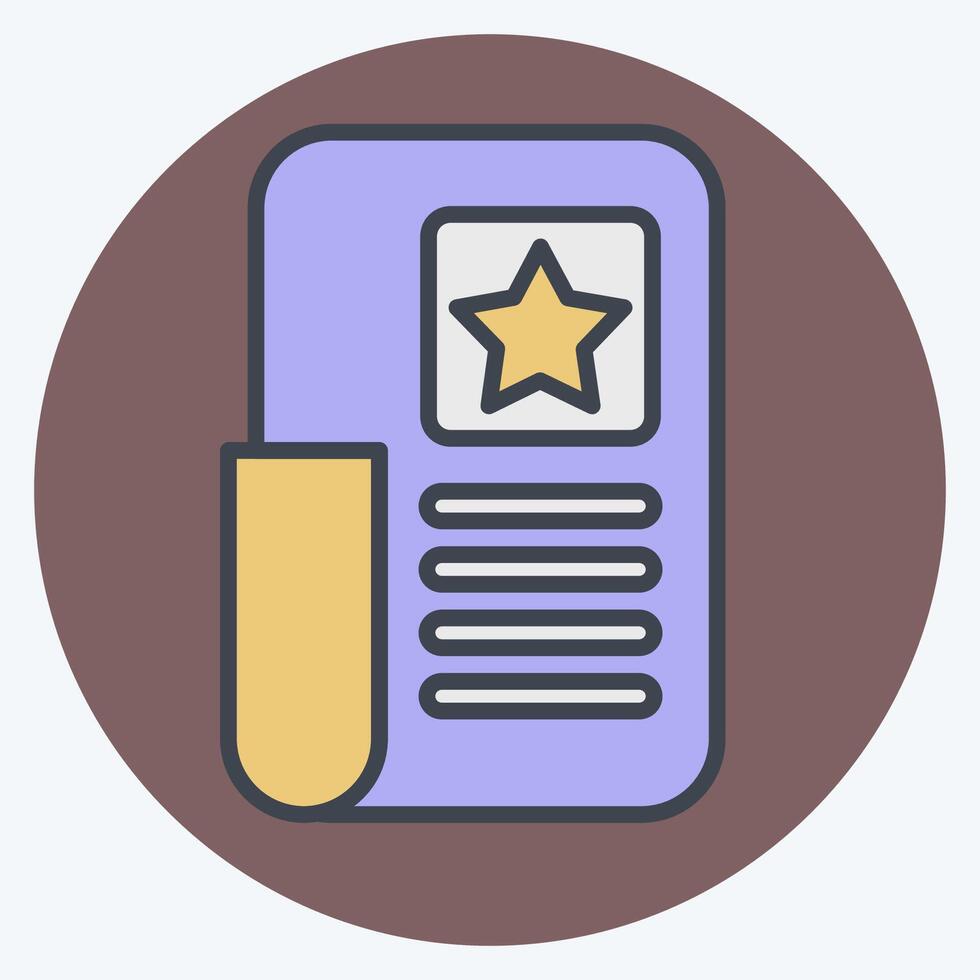 Icon Millitary Helmet 2. related to Military symbol. color mate style. design editable vector