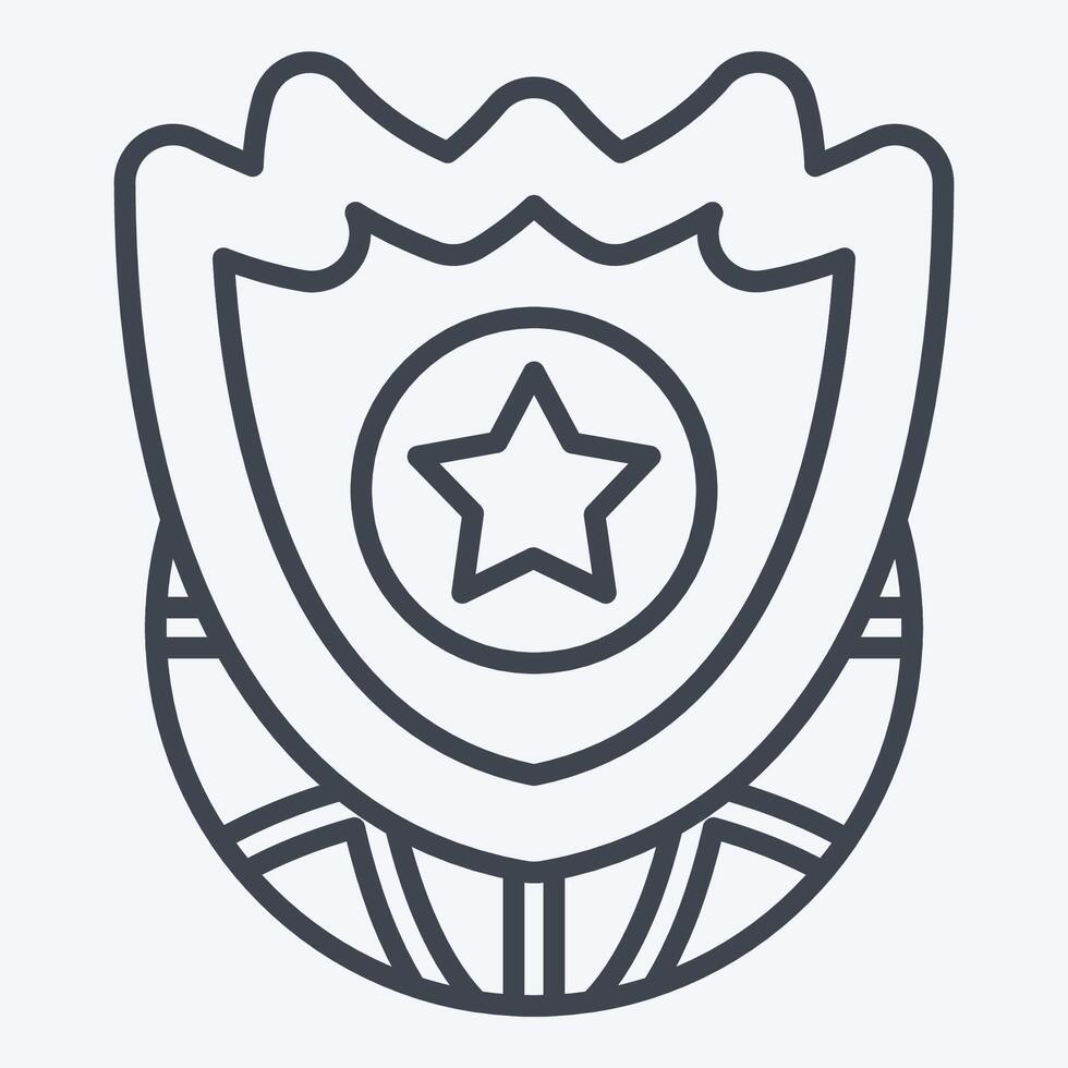 Icon Planit Grid. related to Military symbol. line style. design editable vector