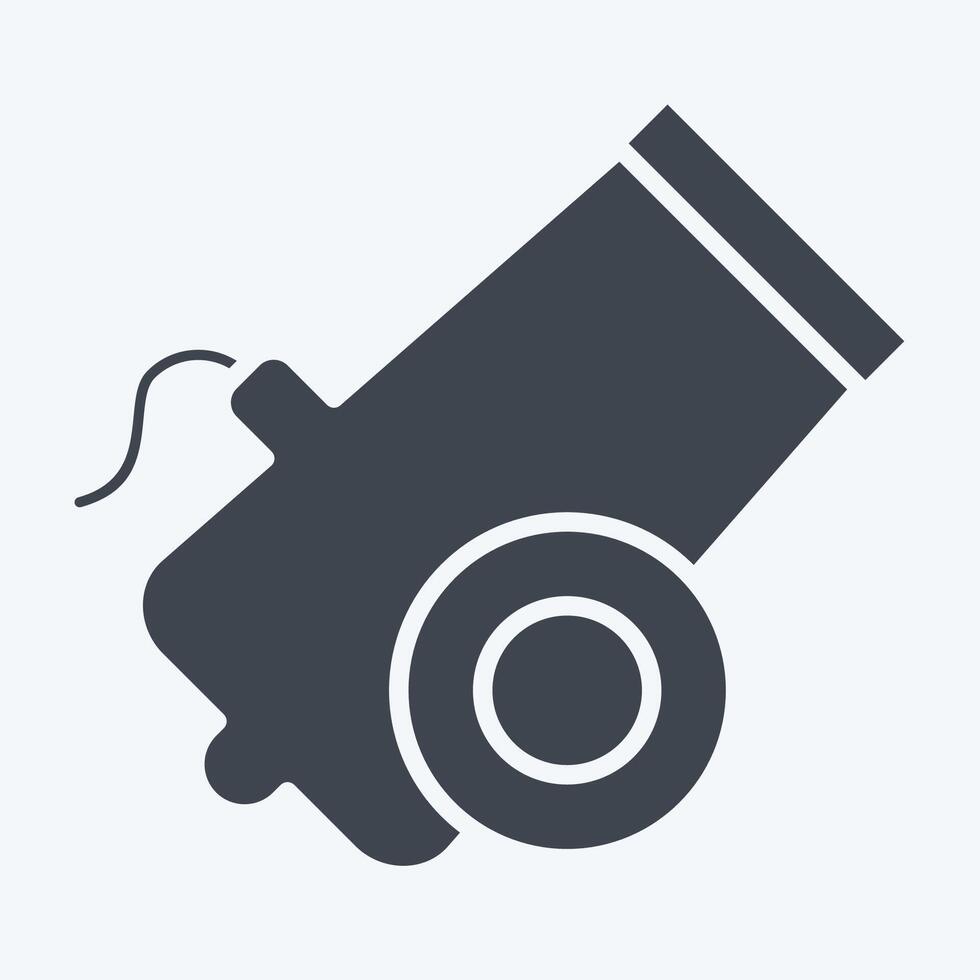 Icon Bullet. related to Military symbol. glyph style. design editable 1 vector