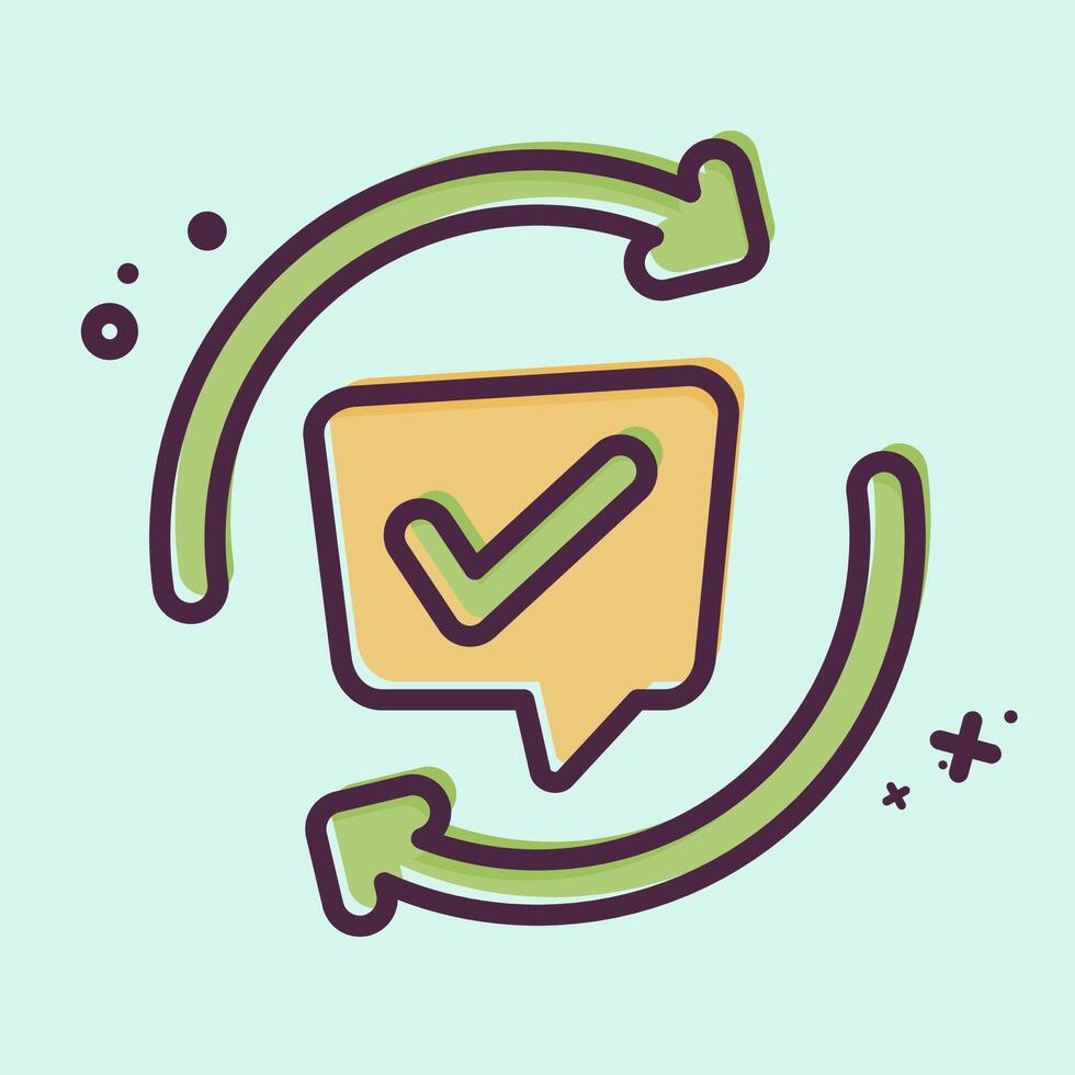 Icon Comments. related to Speech symbol. MBE style. design editable vector