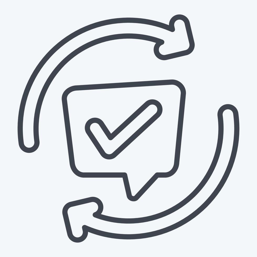 Icon Comments. related to Speech symbol. line style. design editable vector