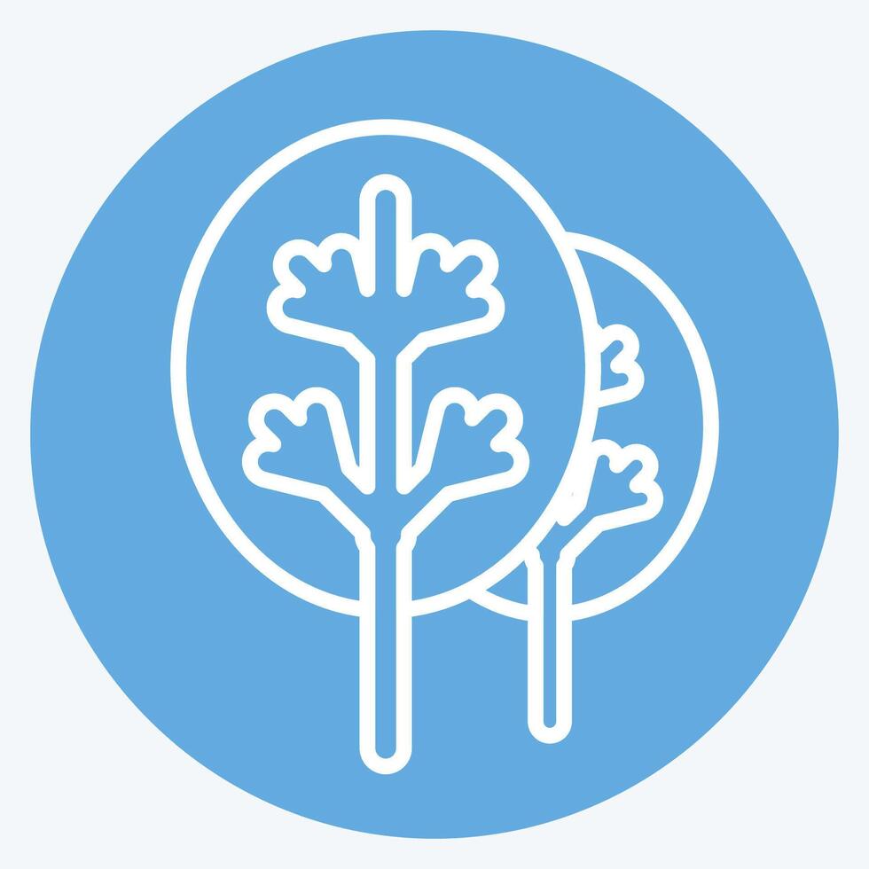 Icon Eco. related to Bedding symbol. blue eyes style. design editable vector