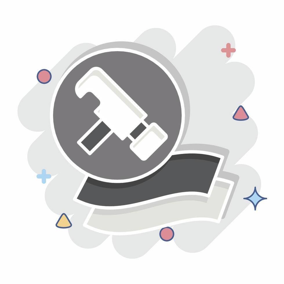 Icon Durable. related to Bedding symbol. comic style. design editable vector