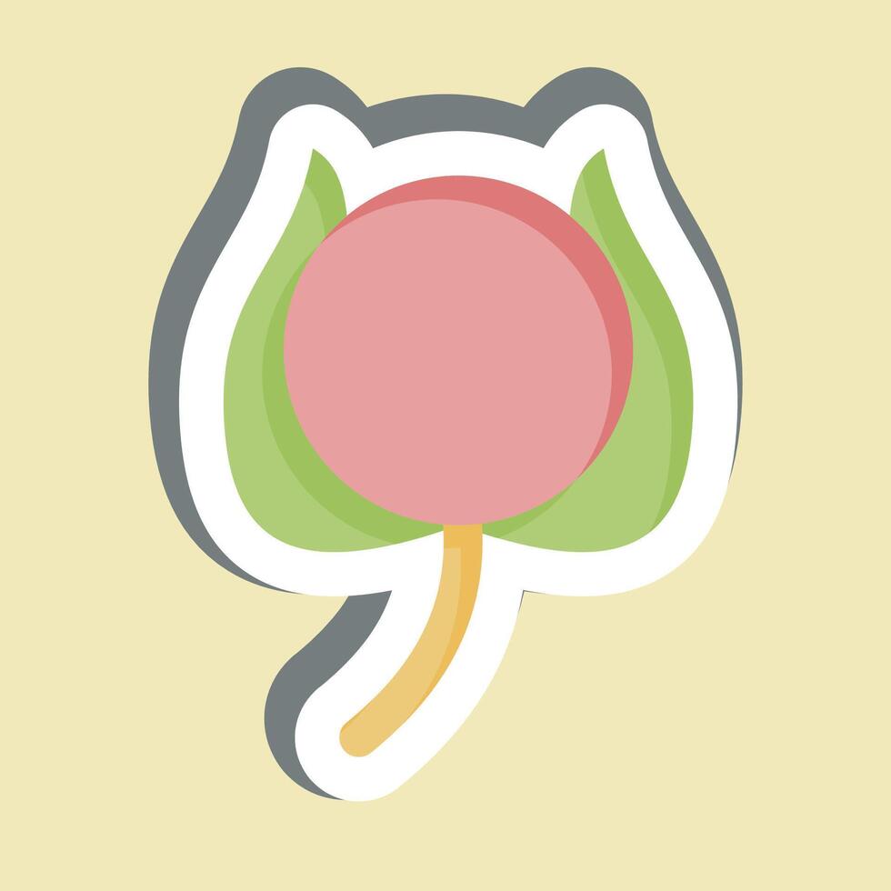 Sticker Cotton. related to Bedding symbol. design editable vector