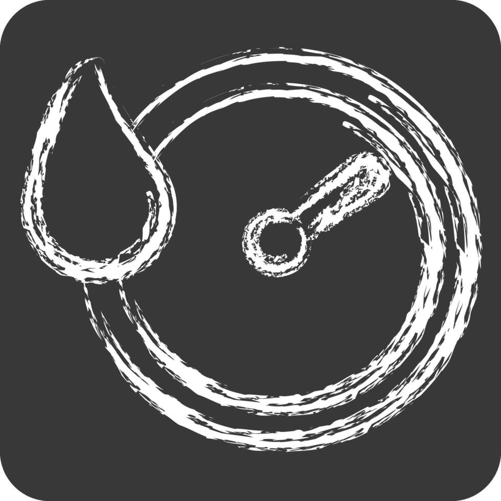 Icon Quick Dry. related to Bedding symbol. chalk Style. design editable vector