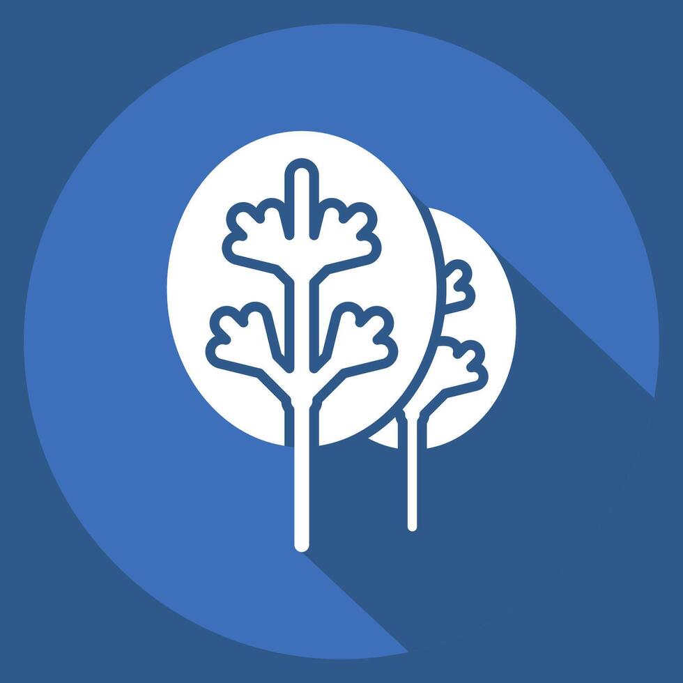 Icon Eco. related to Bedding symbol. long shadow style. design editable vector