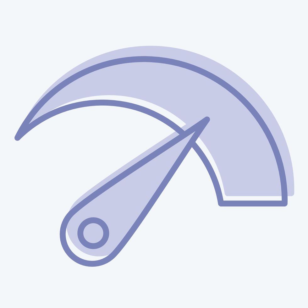 Icon Bandwidht. related to Download symbol. two tone style. design editable vector