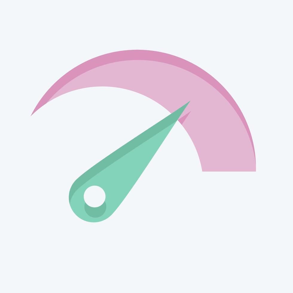 Icon Bandwidht. related to Download symbol. flat style. design editable vector