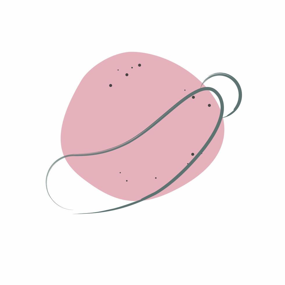 Icon Zucchini. related to Fruits and Vegetables symbol. Color Spot Style. editable vector