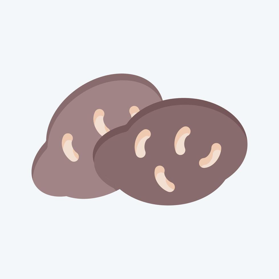 Icon Potato. related to Fruits and Vegetables symbol. flat style. editable vector