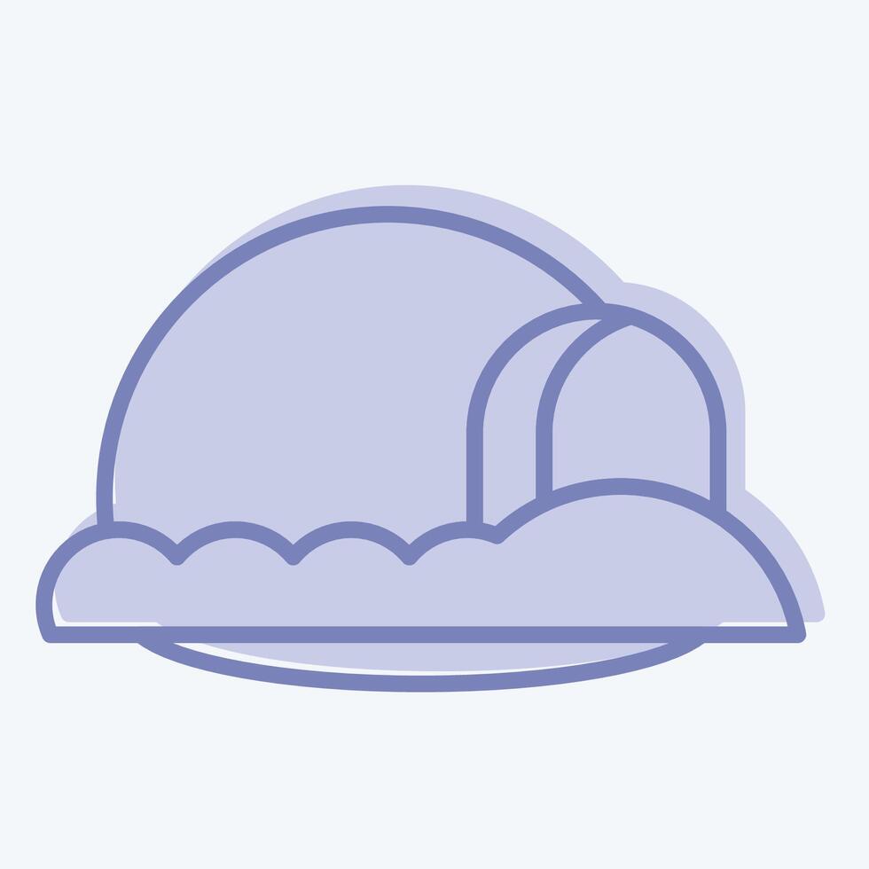 Icon Inglo. related to House symbol. two tone style. design editable vector