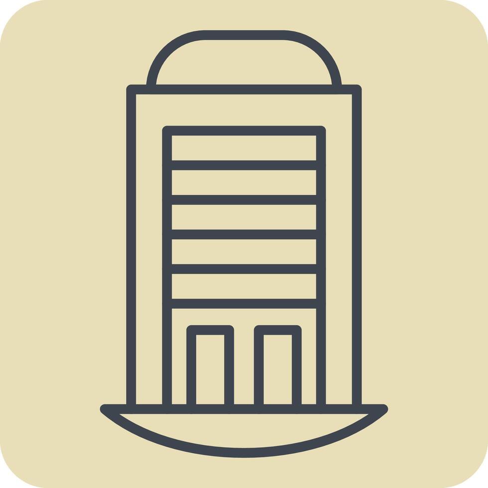 Icon House. related to House symbol. hand drawn style. design editable vector