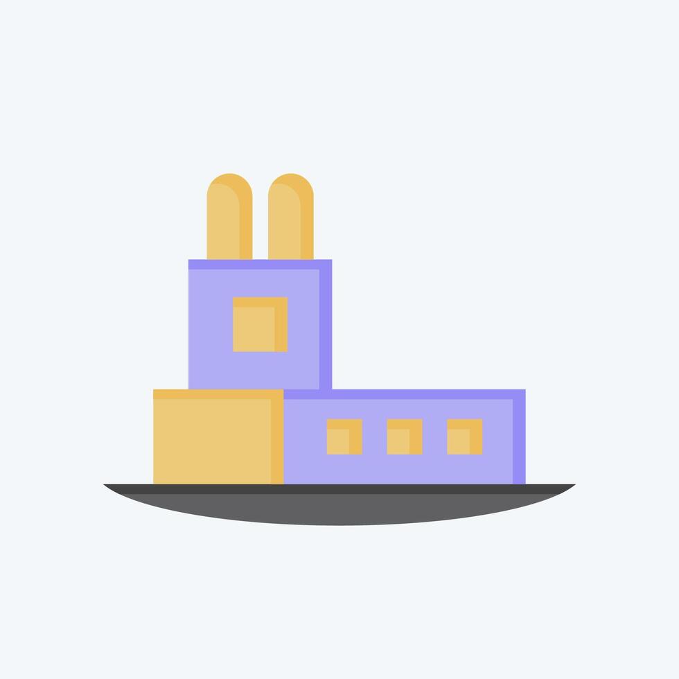 Icon Tower. related to House symbol. flat style. design editable vector