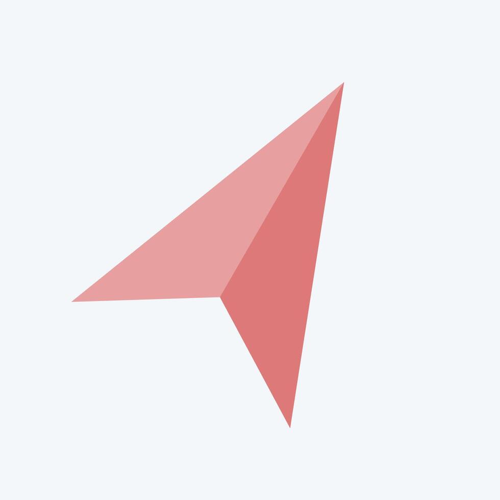 Icon Navigation. related to Location symbol. flat style. design editable vector