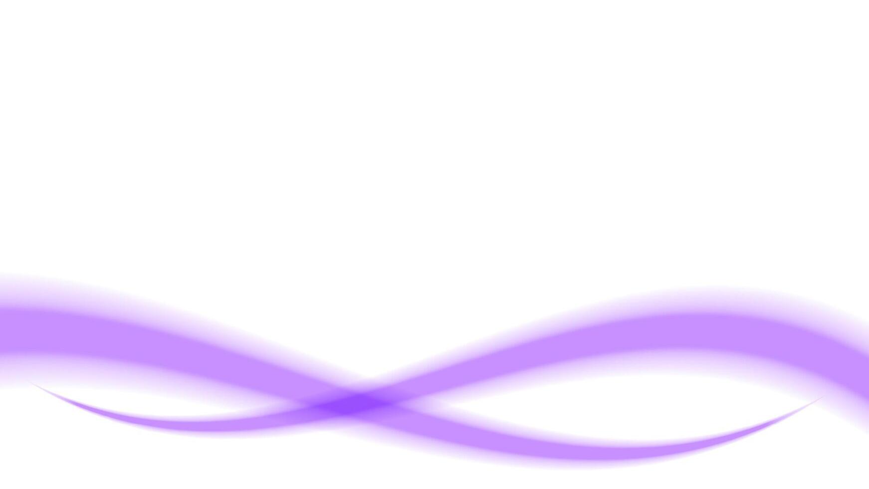purple soft wave shape graphic on white background, abstract purple graphic smooth shape for banner copy space, blurred gradient purple wavy swirl soft effect, purple wave curve vector