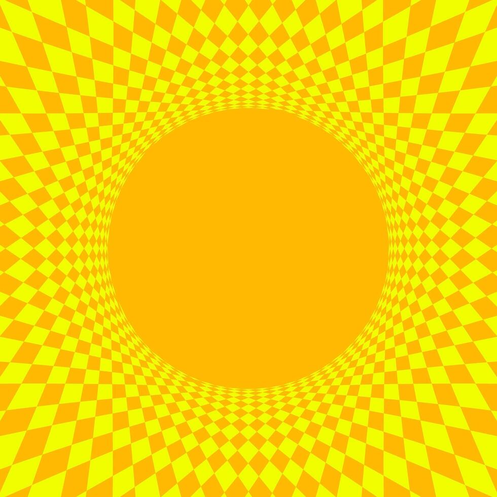 geometric art abstract yellow for background, art line yellow spiral optical for hypnotic wallpaper, geometry polygonal pattern with a connected graphic line vector