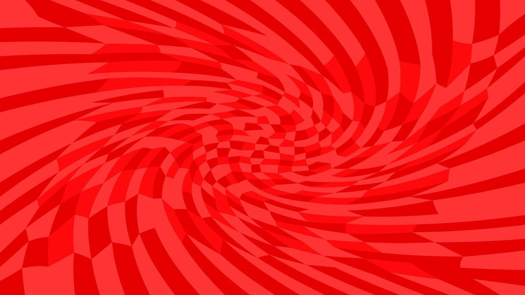 red twirl wave pattern abstract for background, optical wave twirl red color, hypnotic concept, dynamic motion curve of lines flowing, lines wave shaped array of blended points illusion vector