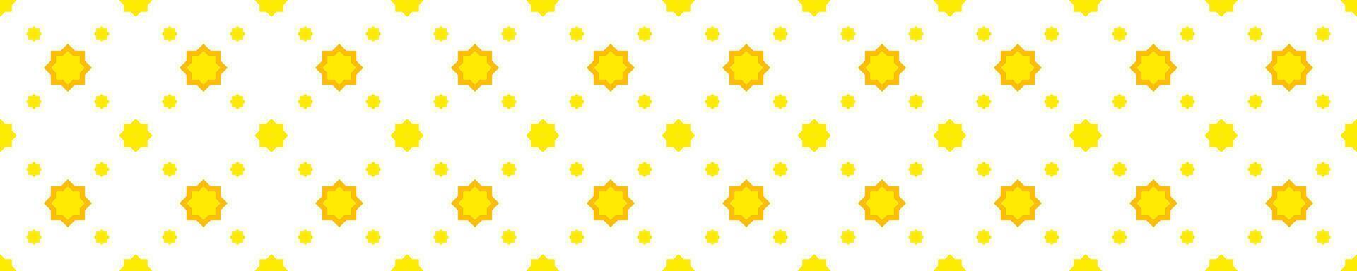 star seamless pattern cute on white strip background, star shape geometric and repeat pattern vector