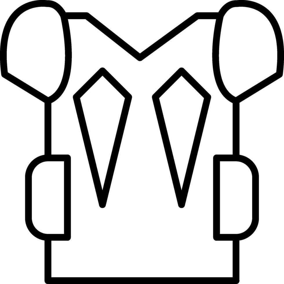 Football Pad Creative Icon Design vector