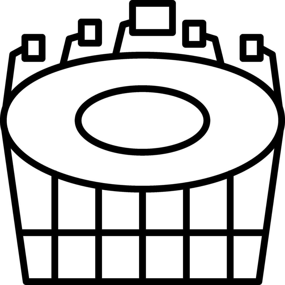 Stadium Creative Icon Design vector