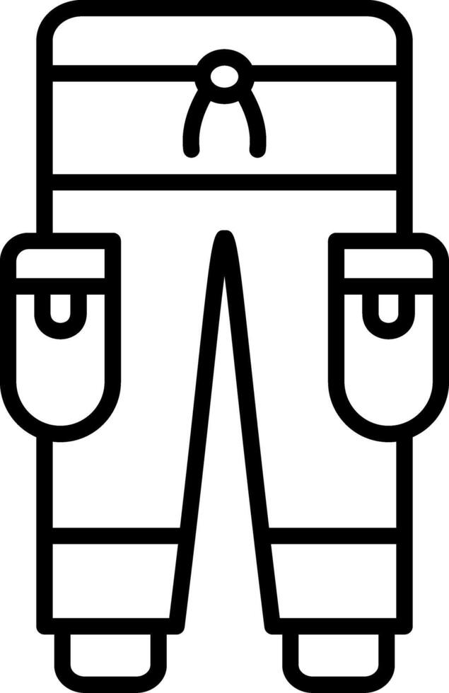 Trousers Creative Icon Design vector