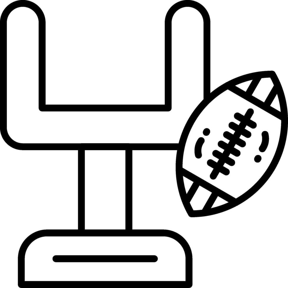 Goal Post Creative Icon Design vector