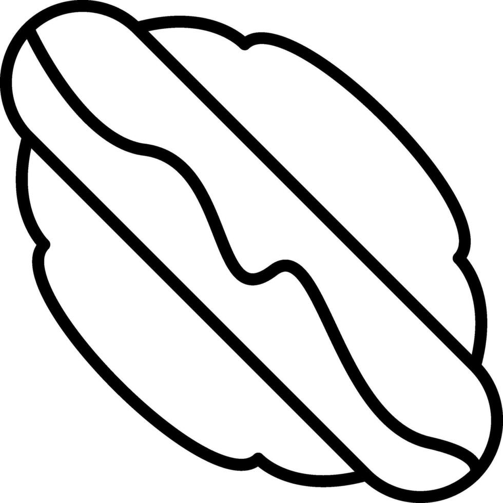 Hot Dog Creative Icon Design vector