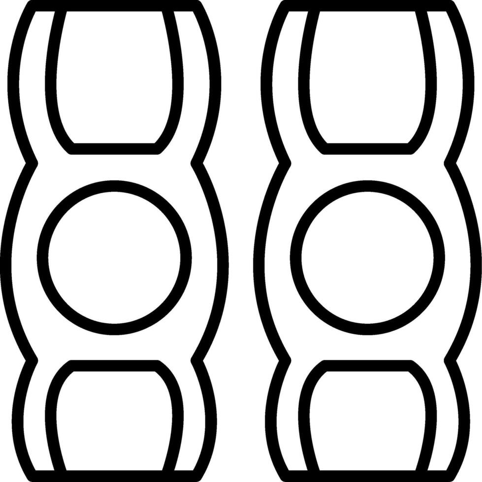 Kneepad Creative Icon Design vector