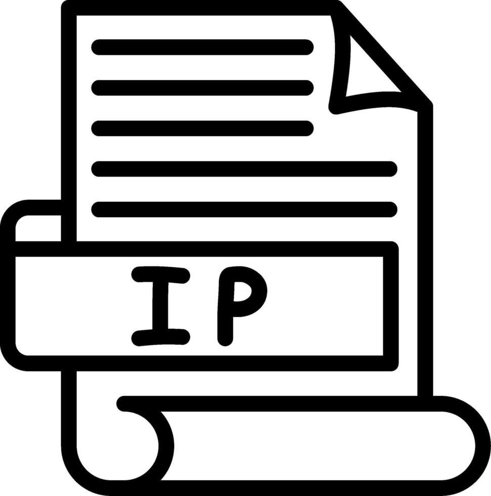 IP Creative Unique Icon Design vector