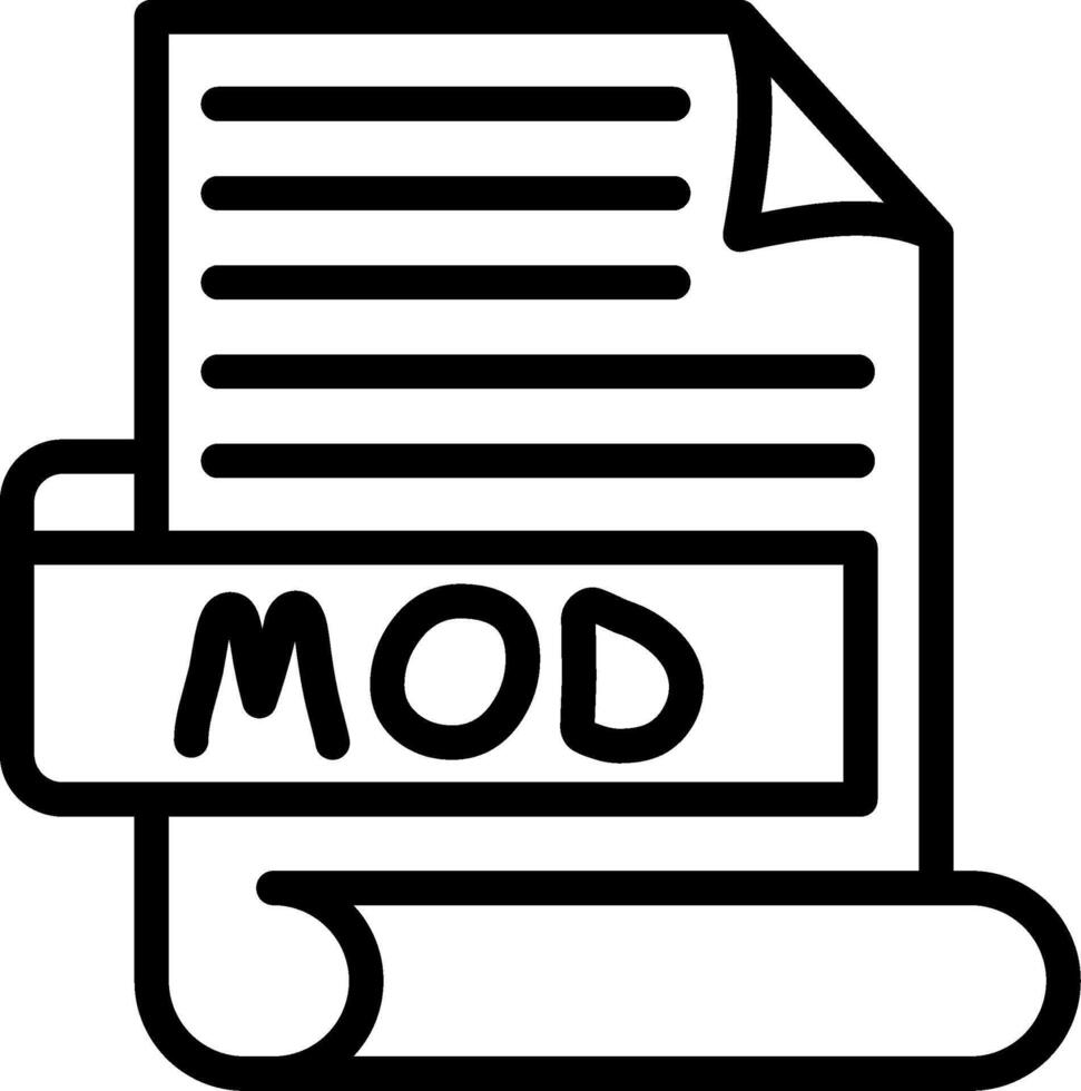 MOD Best Unique Icon Design vector