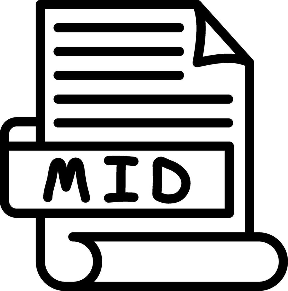 MID Best Used Icon Design vector