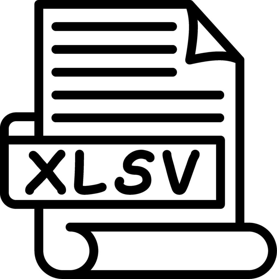 XLSV Best Used Icon Design vector