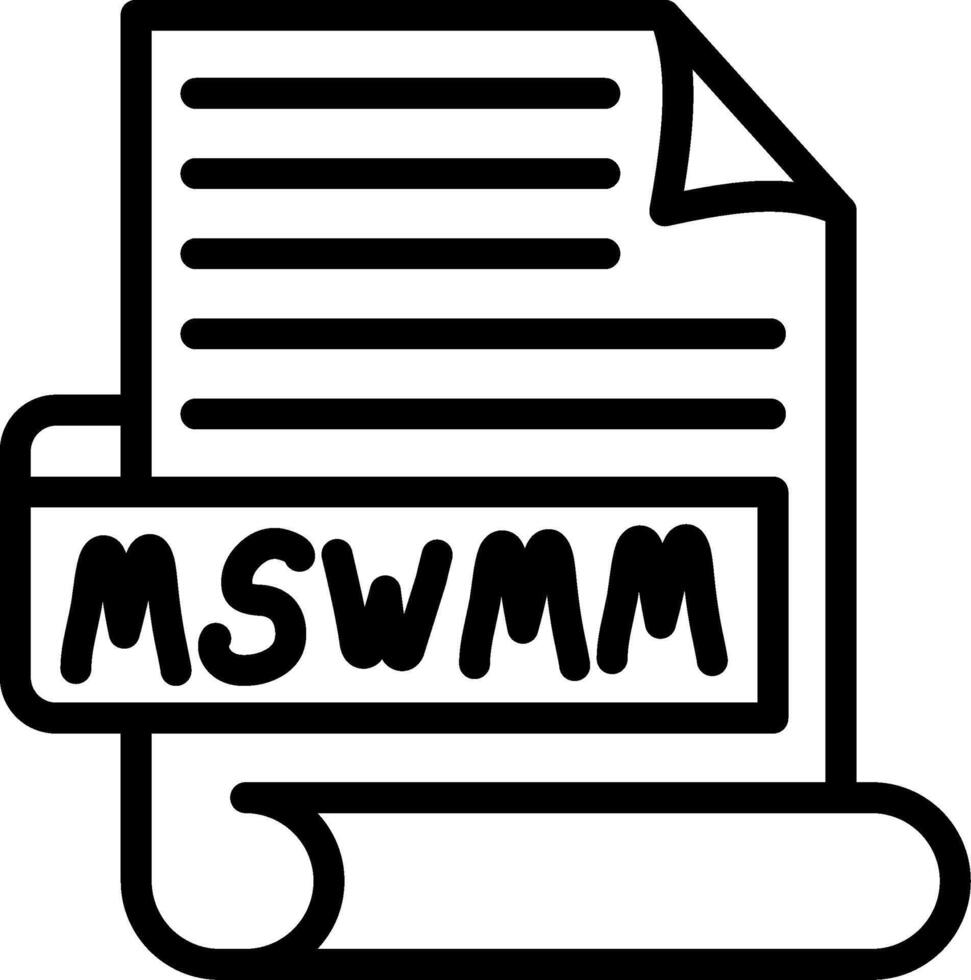 MSWMM Best Used Icon Design vector
