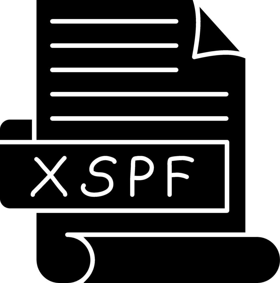 XSPF Best Unique Icon Design vector