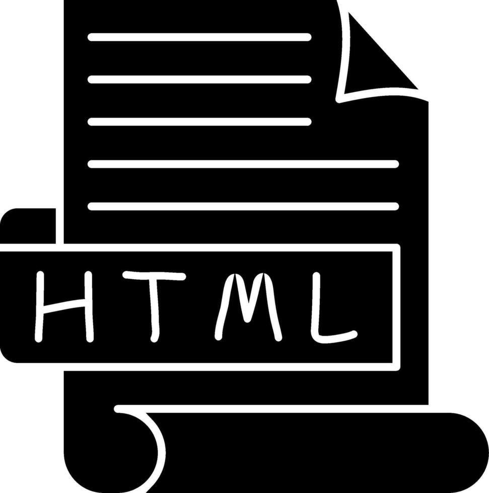 HTML Best Unique Icon Design vector