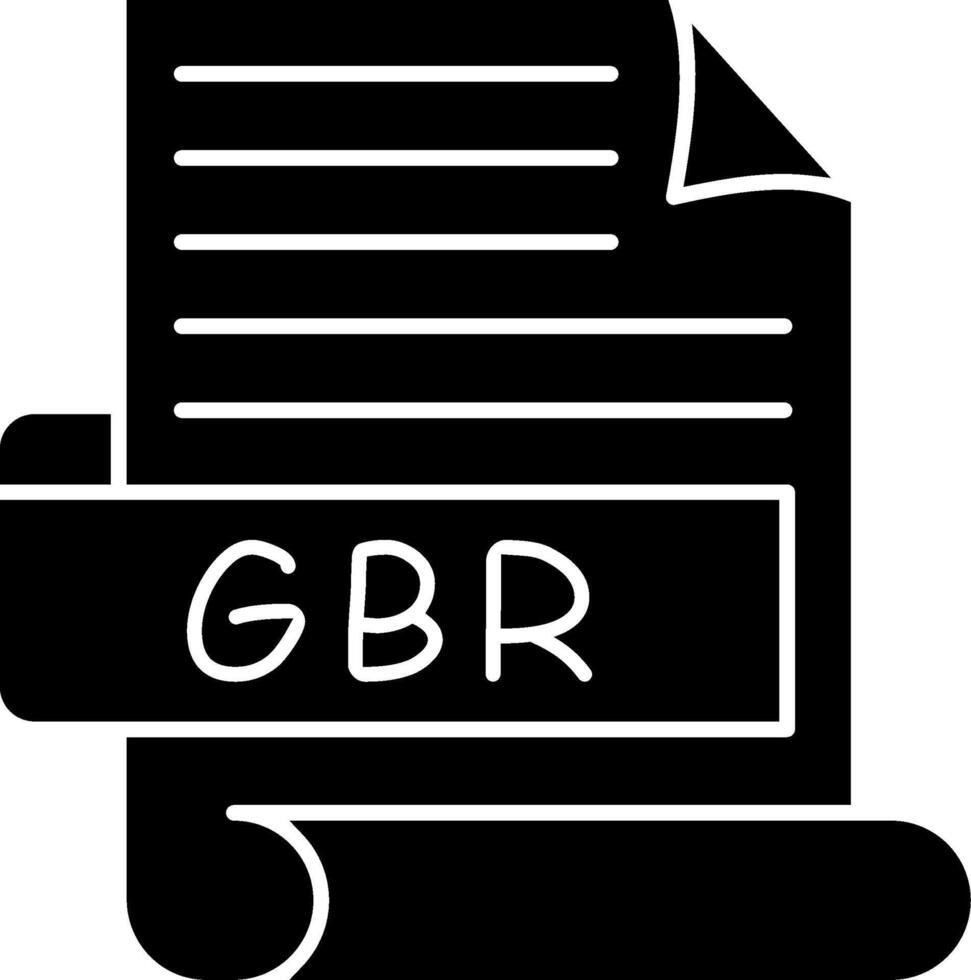 GBR Best Used Icon Design vector