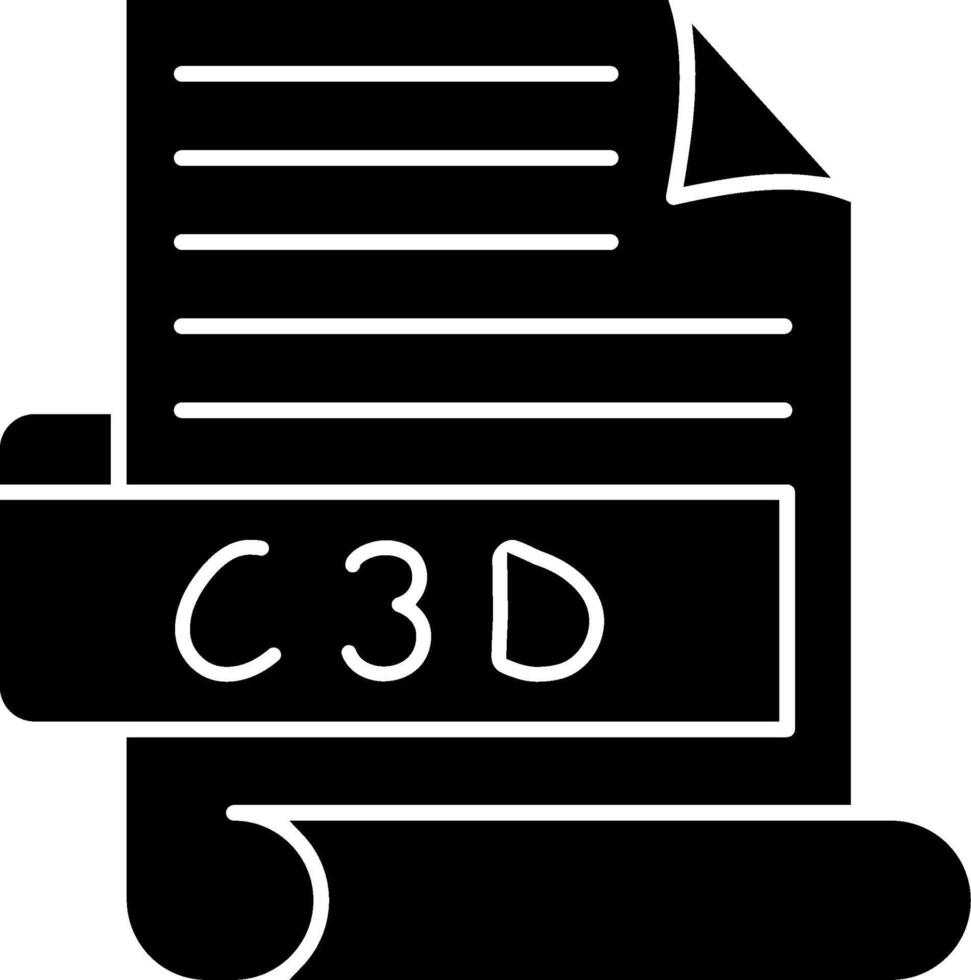 C3D Best Used Icon Design vector