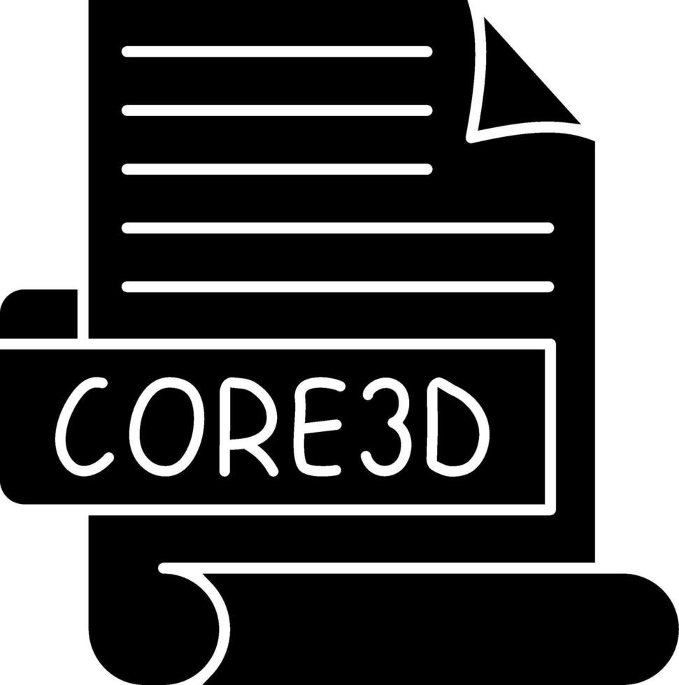 CORE3D Best Used Icon Design vector