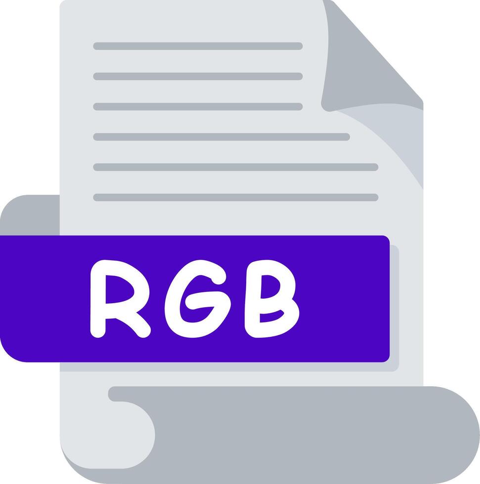 RGB Bold Ideas Creative Design Icon vector