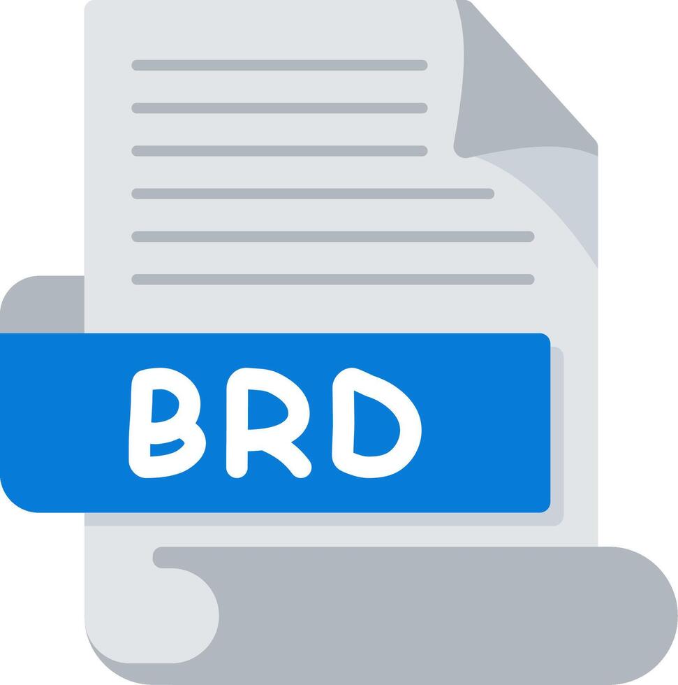 BRD Bold Ideas Creative Design Icon vector