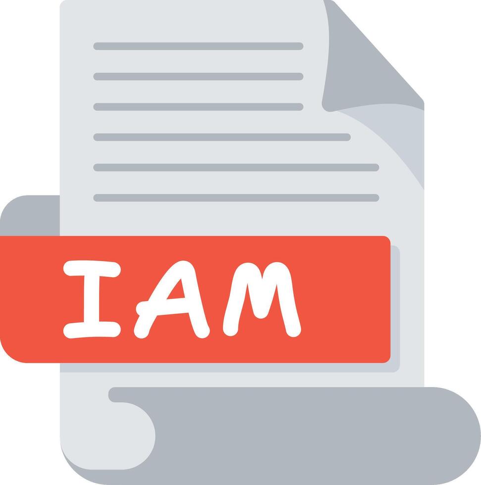 IAM Bold Ideas Creative Design Icon vector