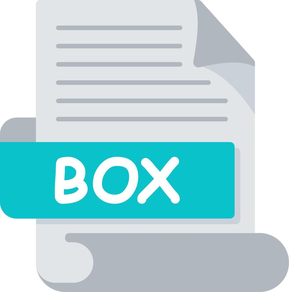 BOX Bold Ideas Creative Design Icon vector