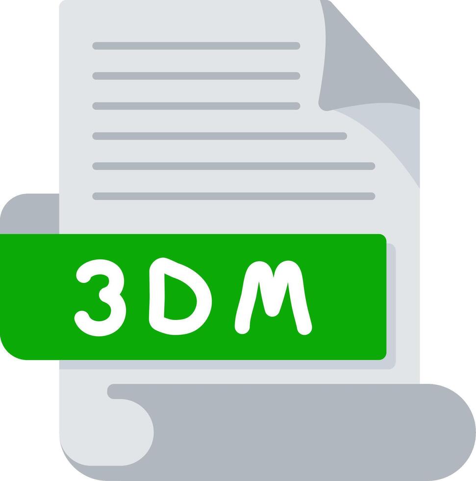 3DM Bold Ideas Creative Design Icon vector