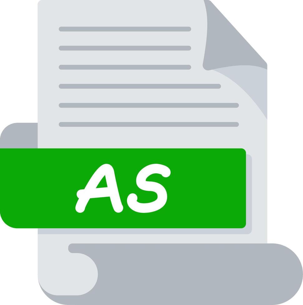 AS Bold Ideas Creative Design Icon vector