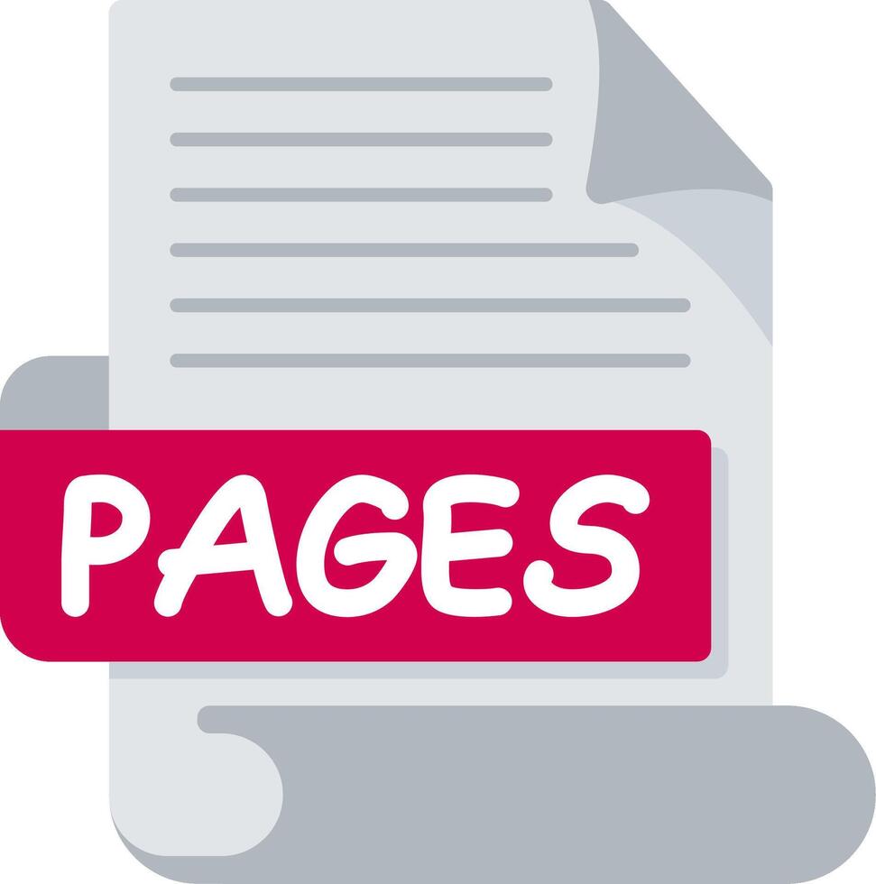 PAGES Bold Ideas Creative Design Icon vector