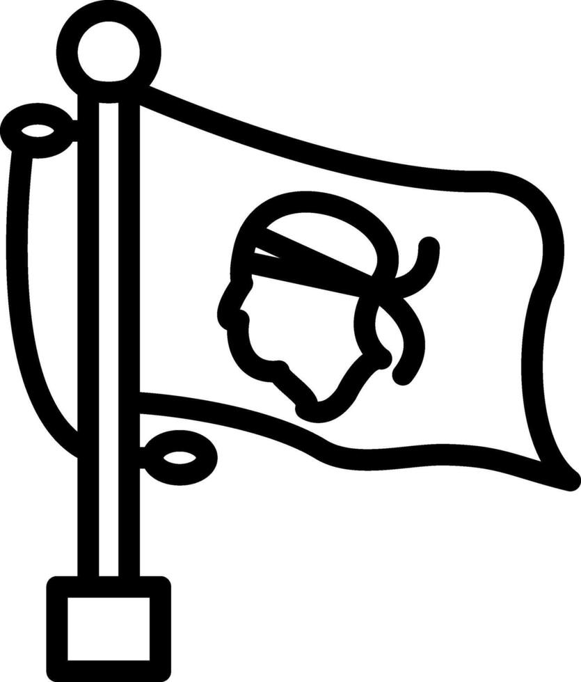 Corsica Best Creative Nation Design vector