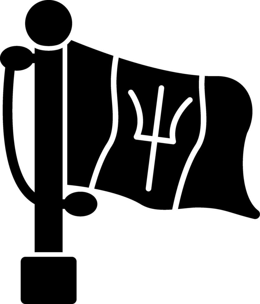 Barbados Unique Creative Nation Design vector