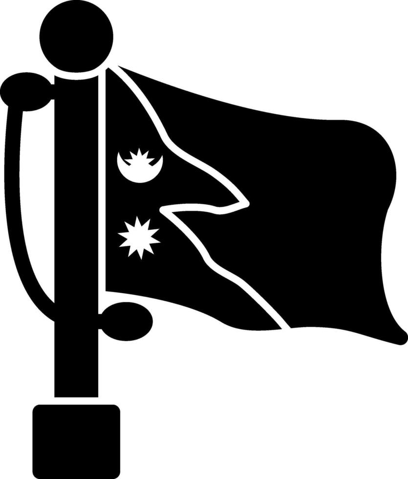 Nepal Unique Creative Nation Design vector